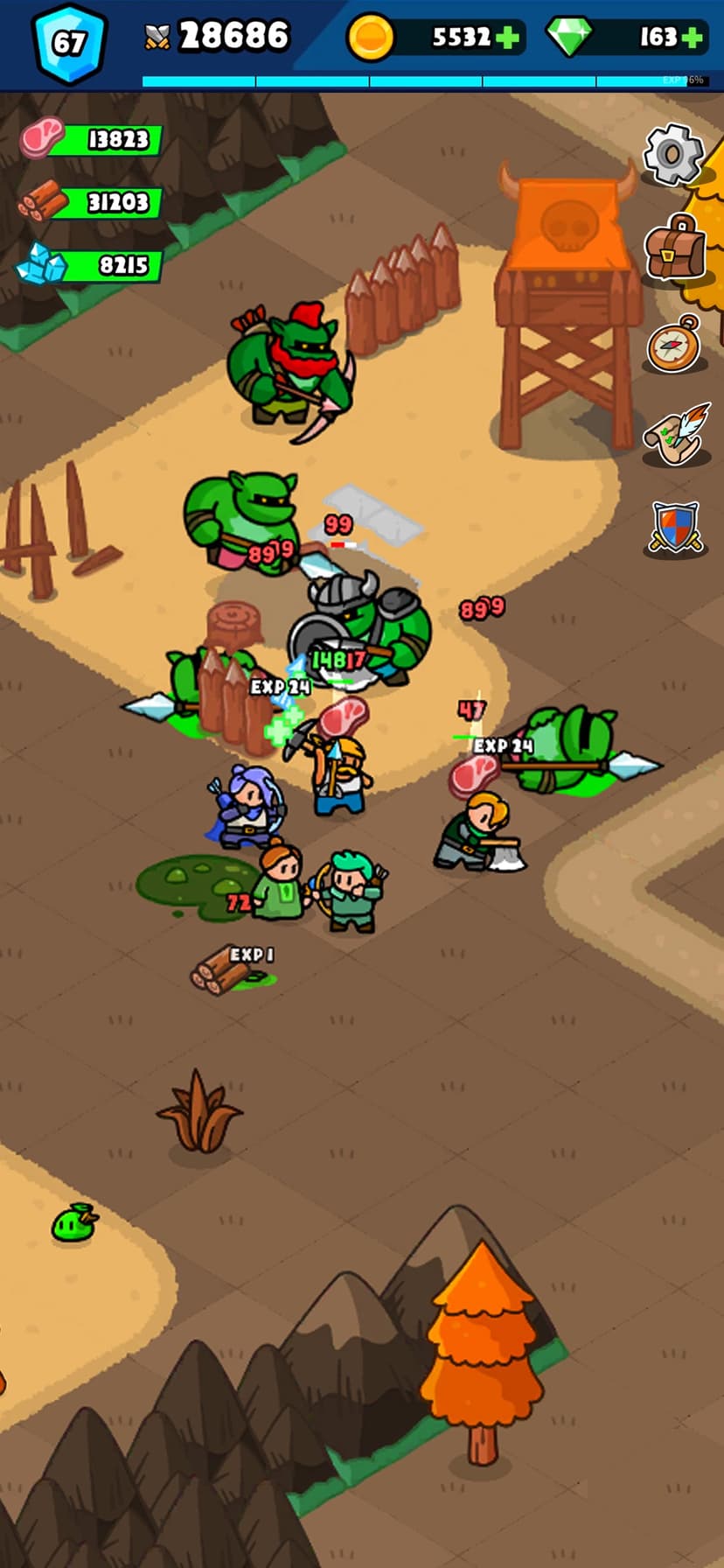 Rumble Heroes : Adventure RPG screenshot 3 - screenshot