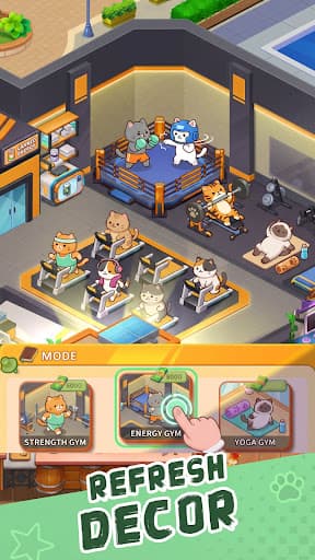 Kitty Gym - Idle Cat Games screenshot 13 - screenshot