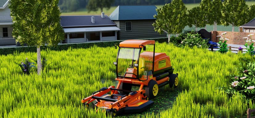 Grass Cutting Game screenshot 1 - screenshot