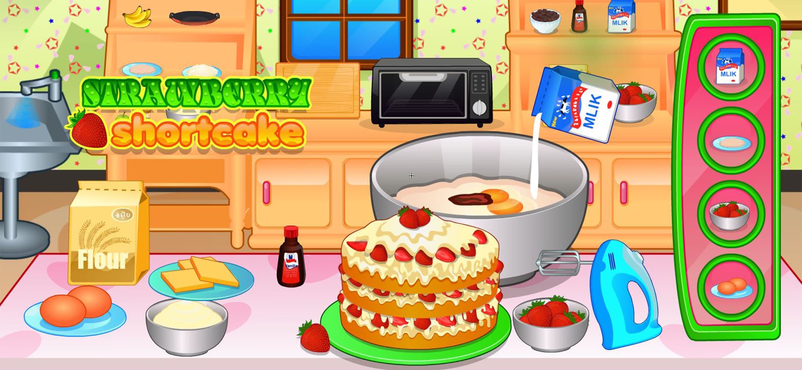 Cooking strawberry short cake screenshot 1 - screenshot