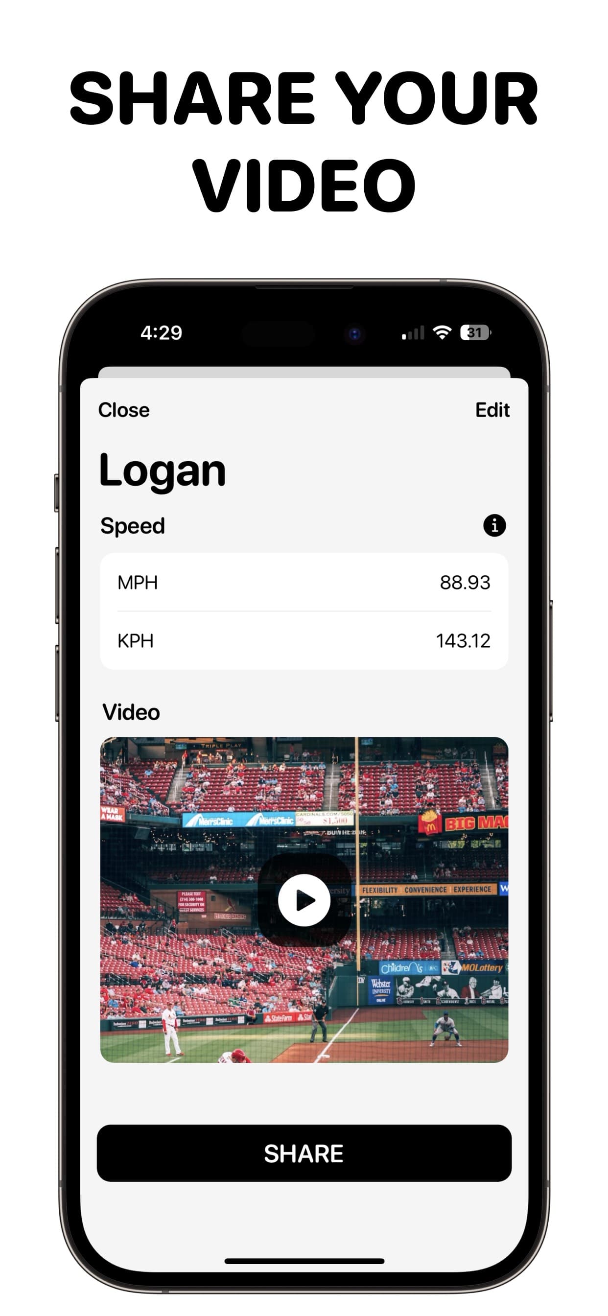 Radar Gun For Baseball screenshot 4 - screenshot