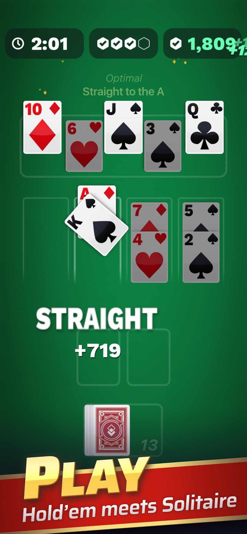 Texas Solitaire Cube screenshot 1 - screenshot