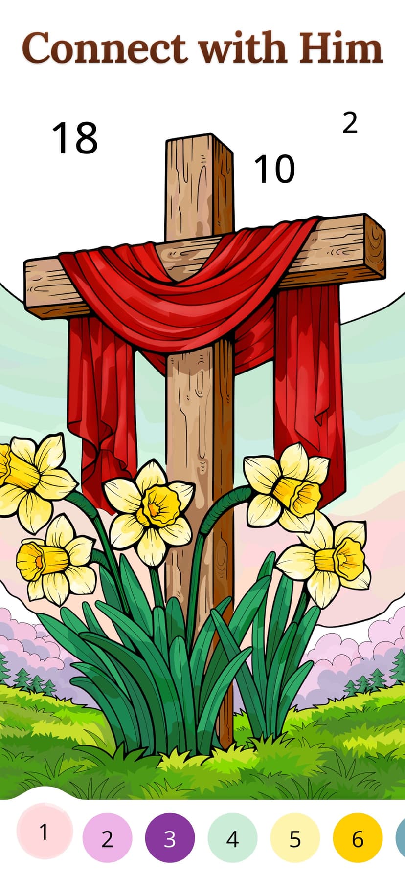 Bible Coloring Paint by Number screenshot 2 - screenshot