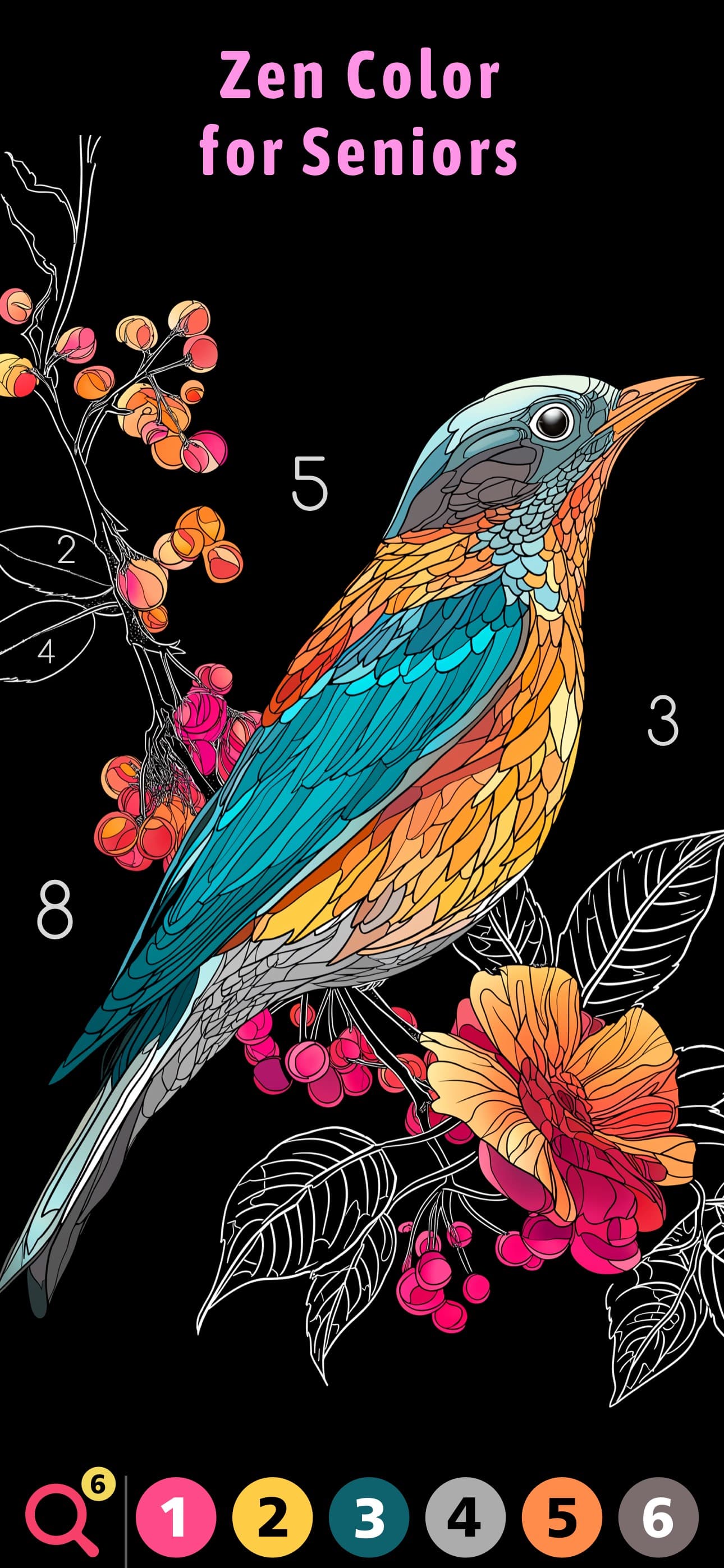 Ink: Zen Adult Color by Number screenshot 4 - screenshot