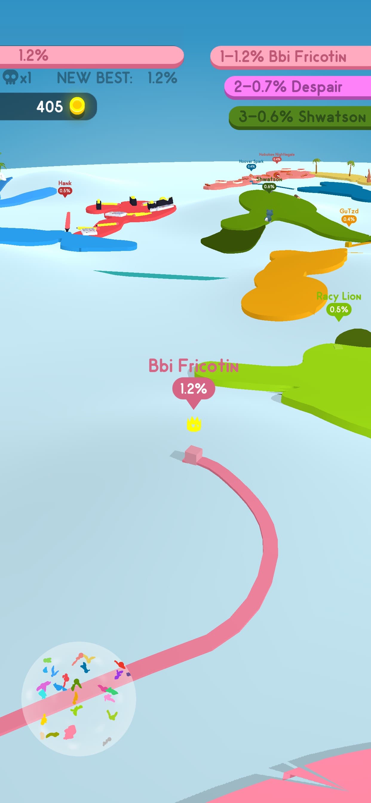 Paper.io 4 screenshot 1 - screenshot