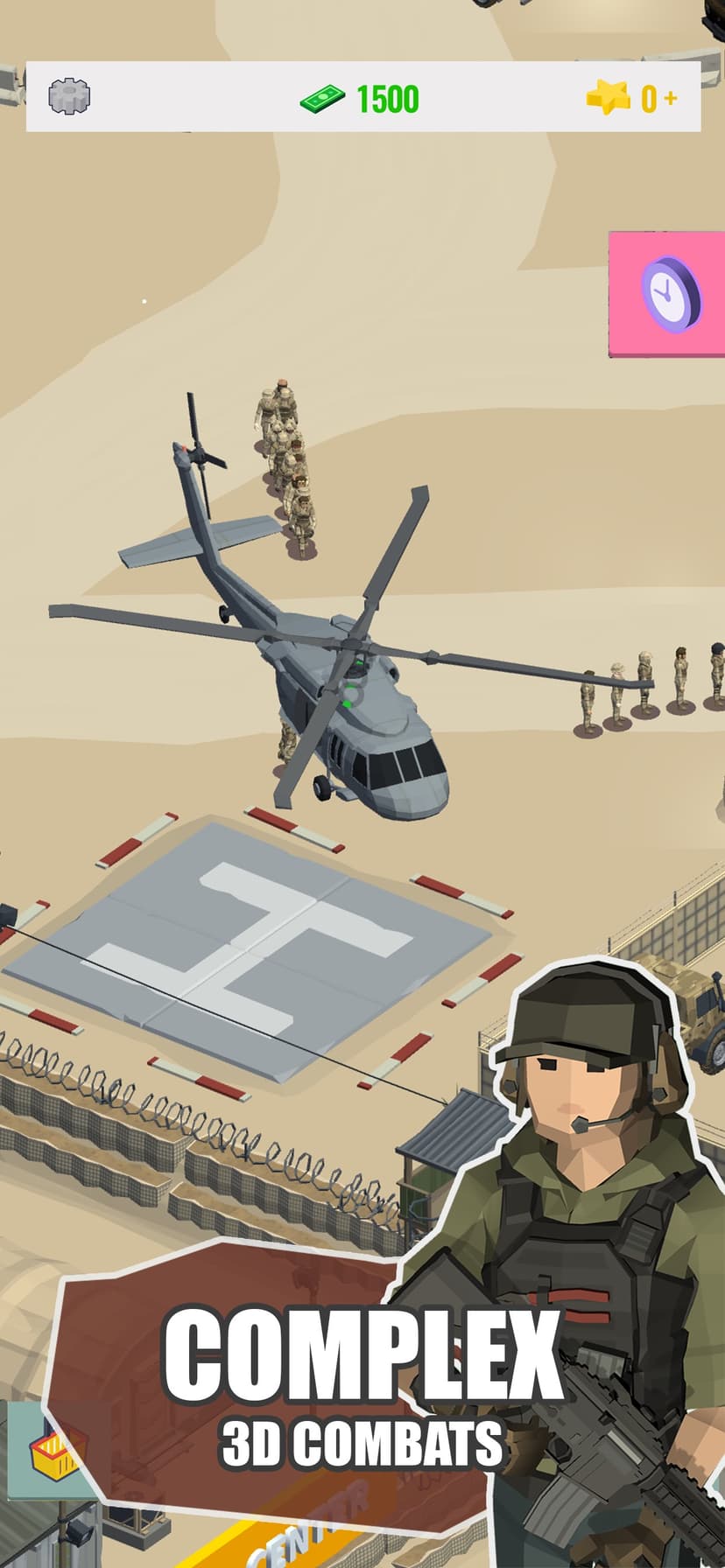 Idle Warzone 3d: Military Game screenshot 6 - screenshot