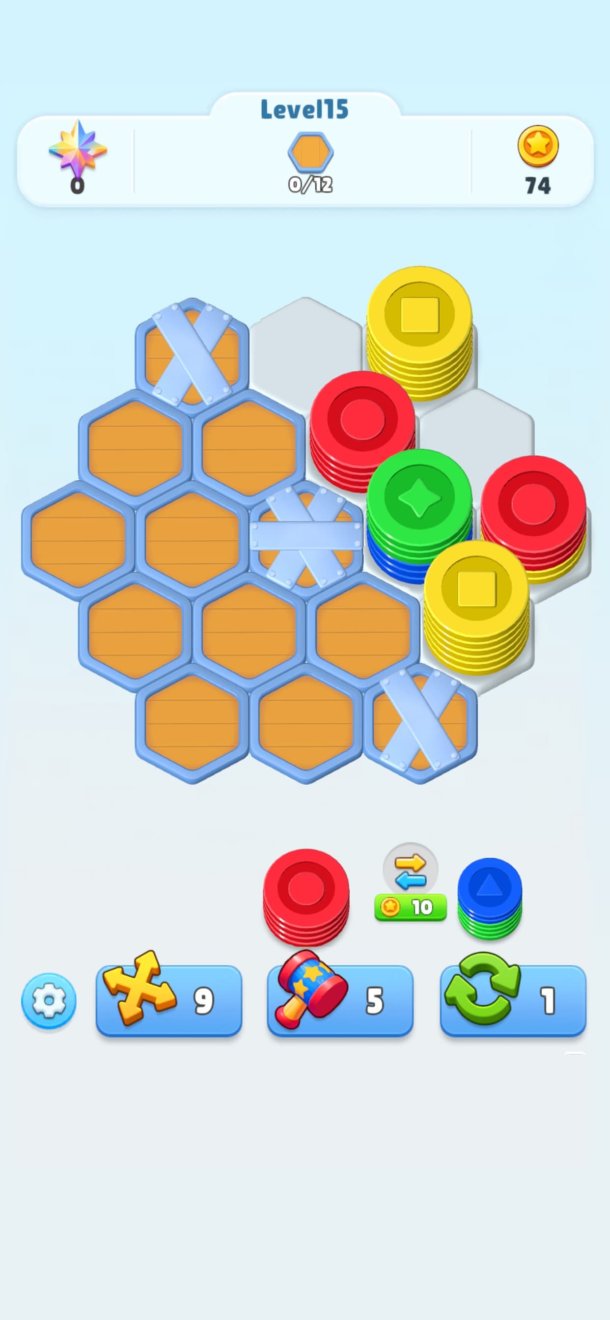 Hexa Coin Match screenshot 2 - screenshot