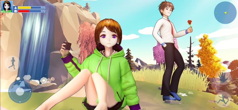 Anime Girl Love Life Simulator screenshot 1 - screenshot