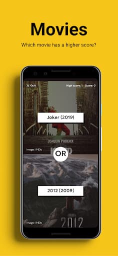 The Higher or Lower Game screenshot 1 - screenshot