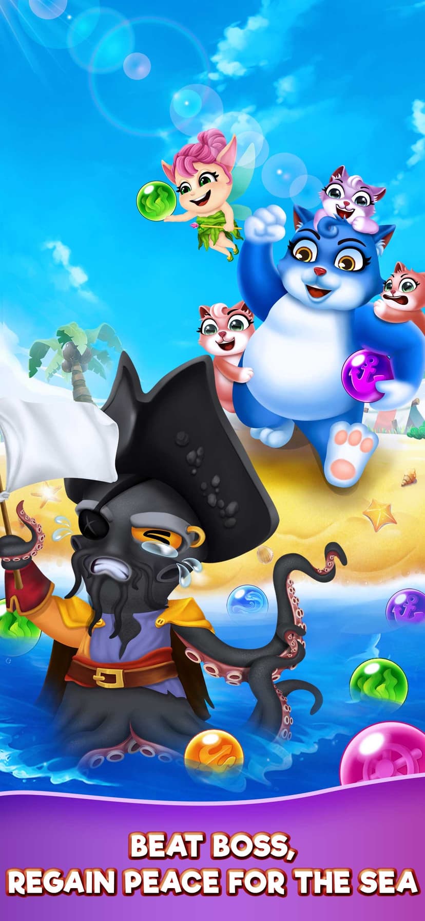 Cat Pop Island: Bubble Shooter screenshot 4 - screenshot