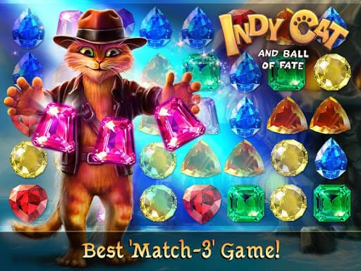 Indy Cat: Match 3 Adventure screenshot 15 - screenshot