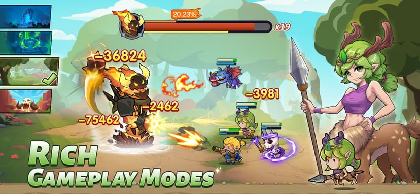 Mini Heroes: Magic Throne screenshot 4 - screenshot