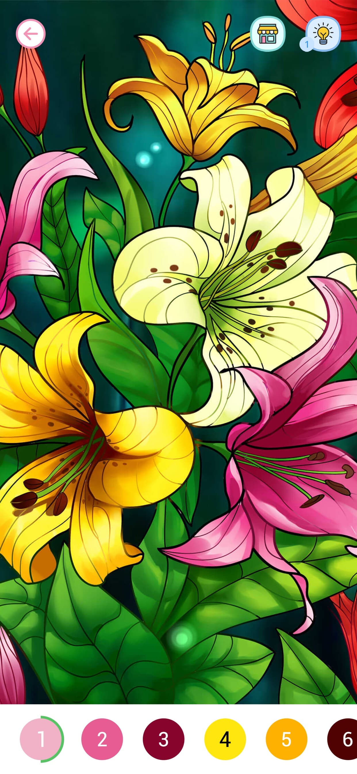 Coloring Book -Color by Number screenshot 1 - screenshot