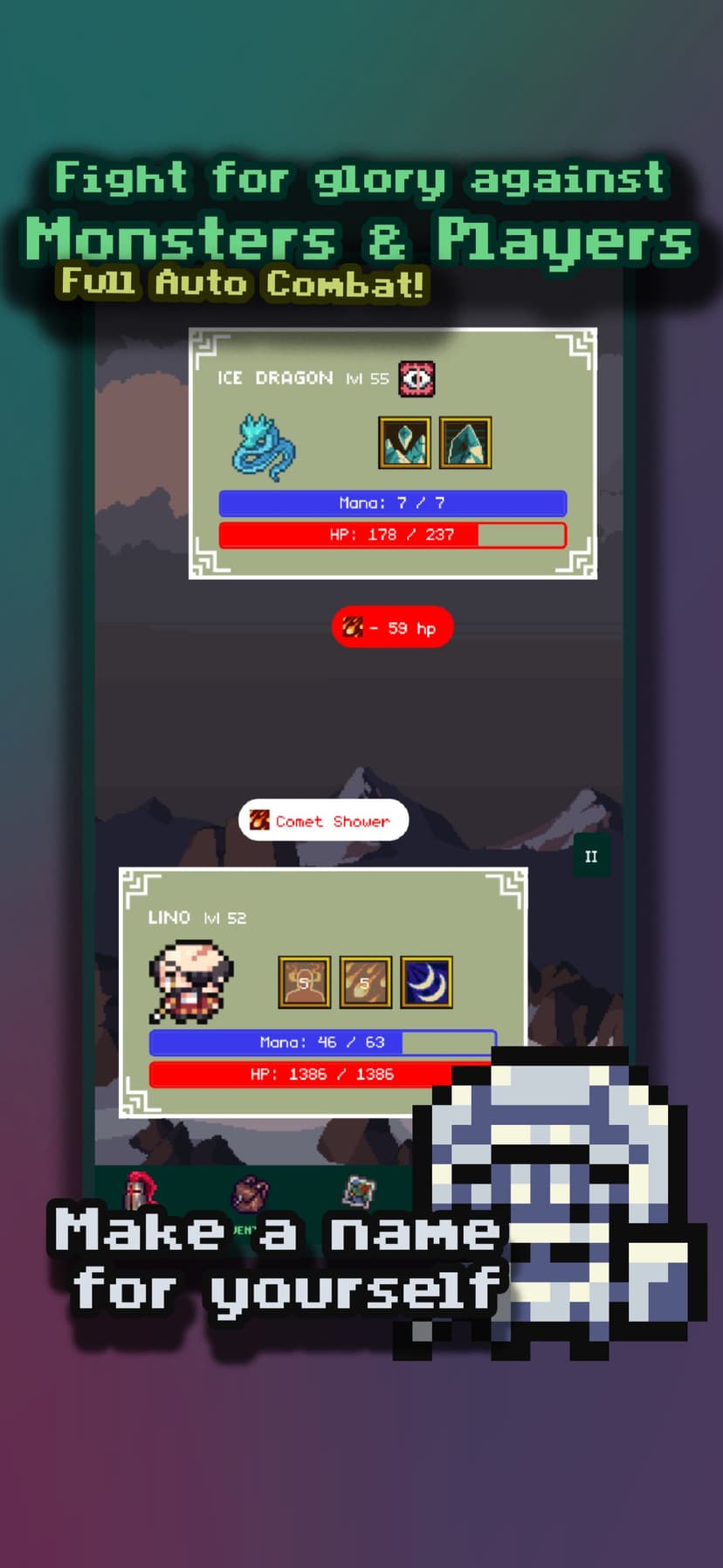 Pixel Odyssey: Simple MMORPG screenshot 5 - screenshot