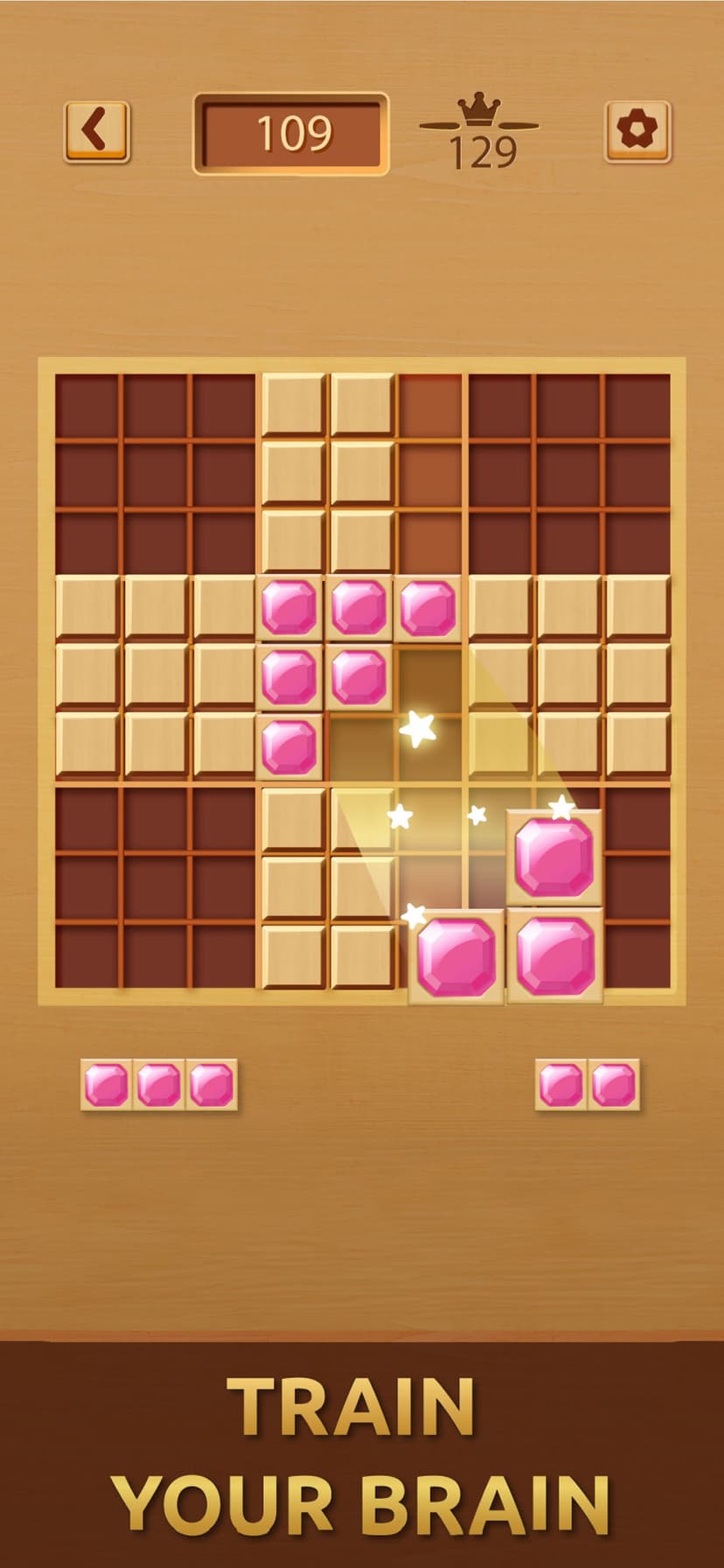 Gemdoku: Wood Block Puzzle screenshot 2 - screenshot