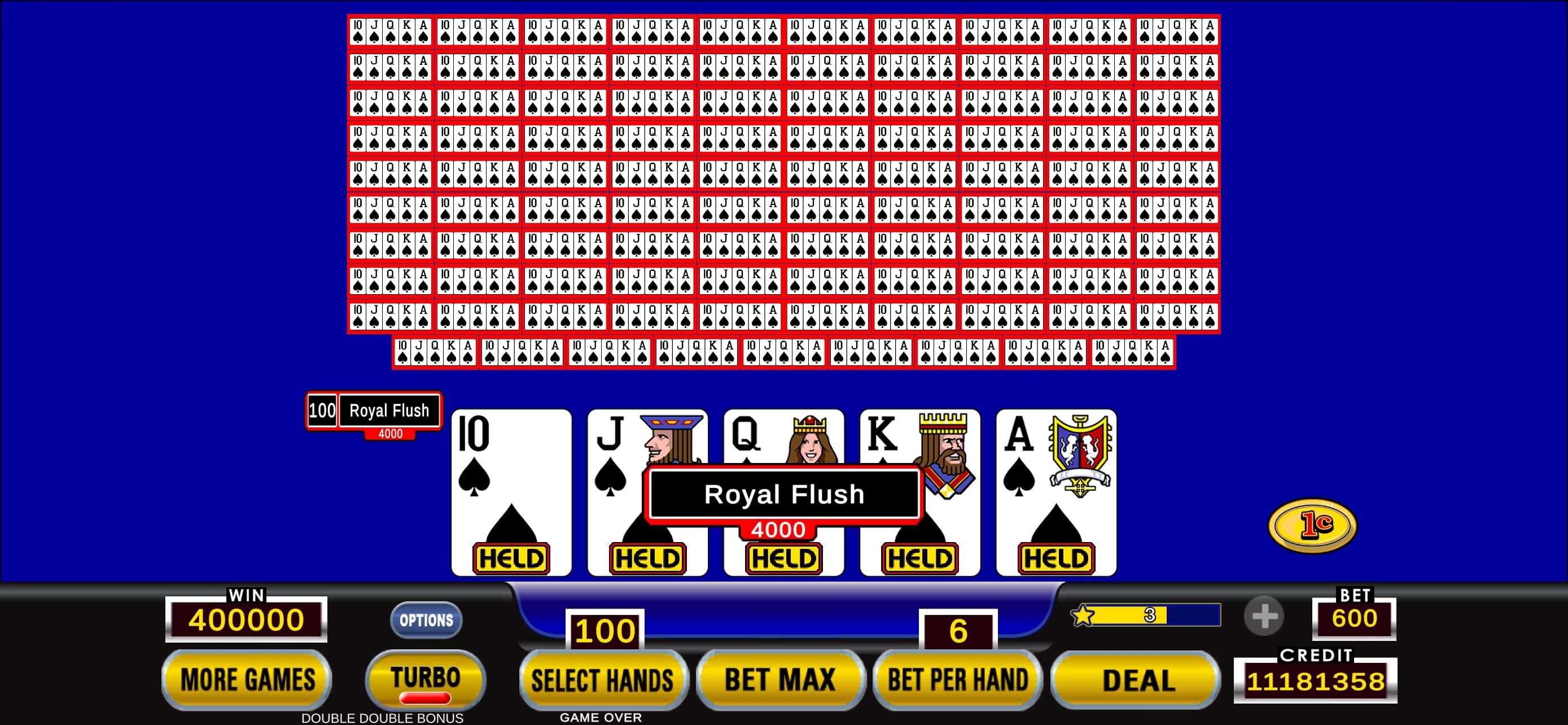 Hundred Play Draw Poker screenshot 4 - screenshot