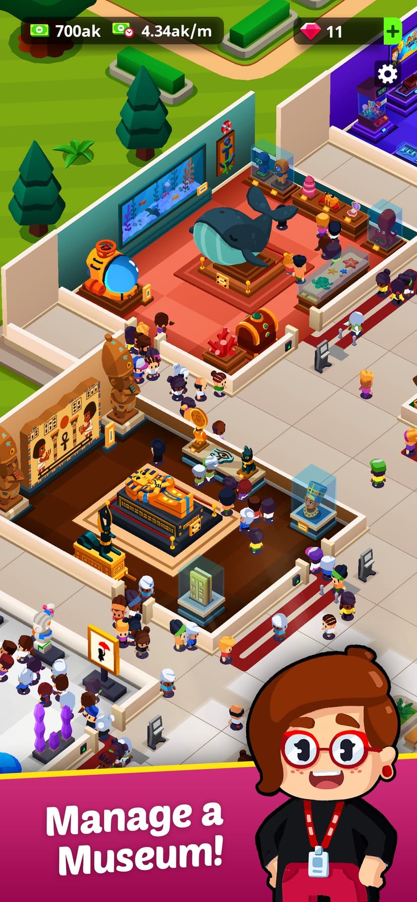 Idle Museum Tycoon: Art Empire screenshot 2 - screenshot