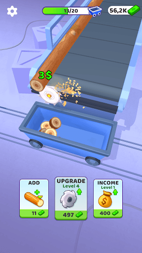 Idle Cutter: Wood Slice screenshot 3 - screenshot