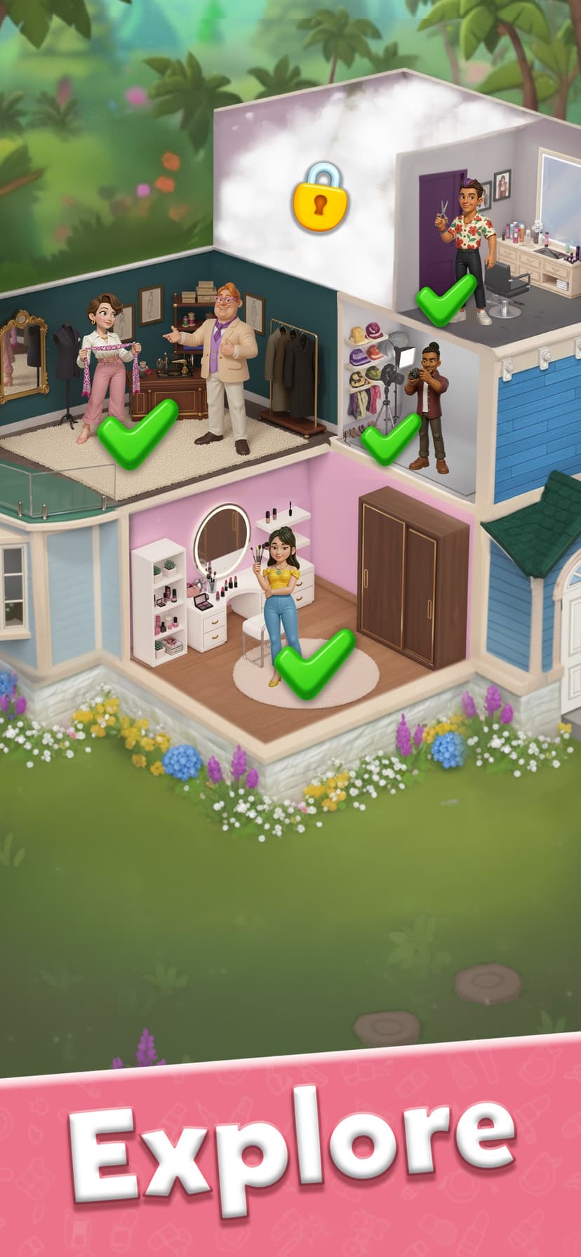 Glow Tales: Merge & Makeover screenshot 5 - screenshot