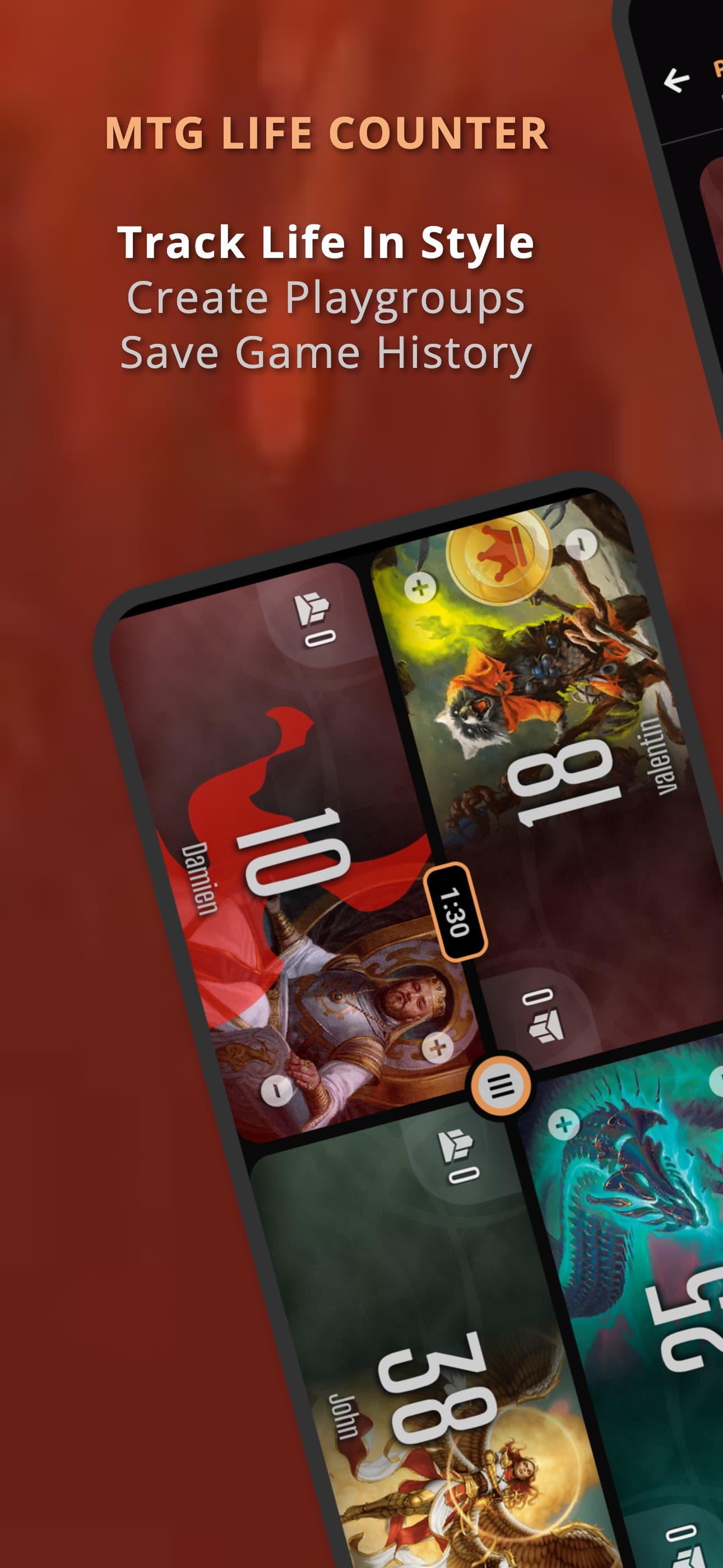 MTG Life Counter: Mythic Tools screenshot 1 - screenshot