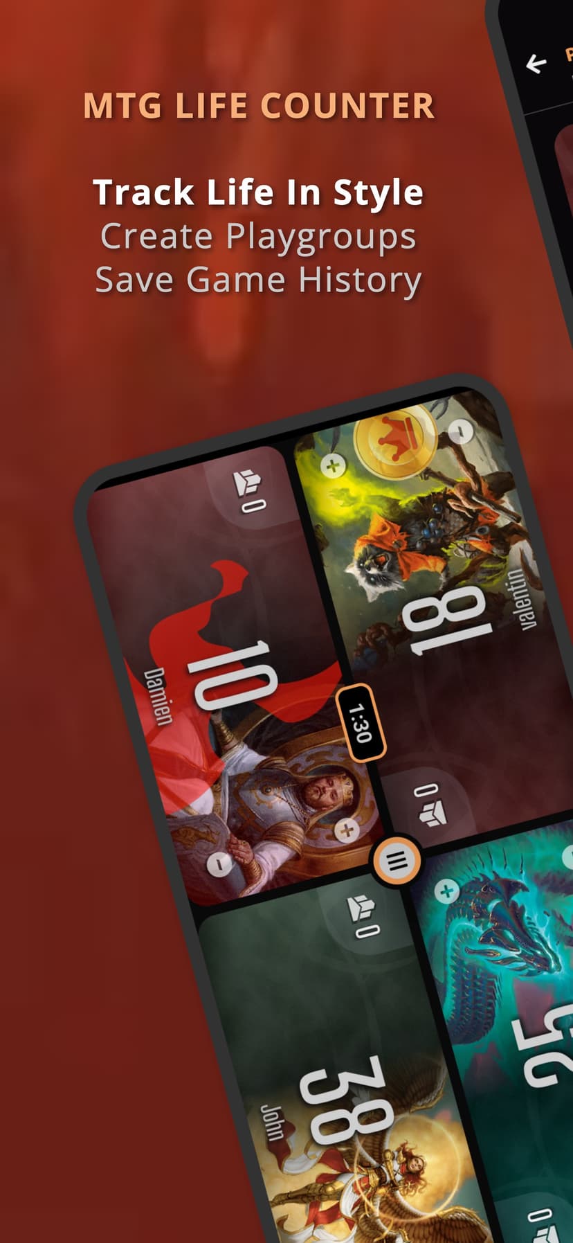 MTG Life Counter: Mythic Tools screenshot 1 - screenshot