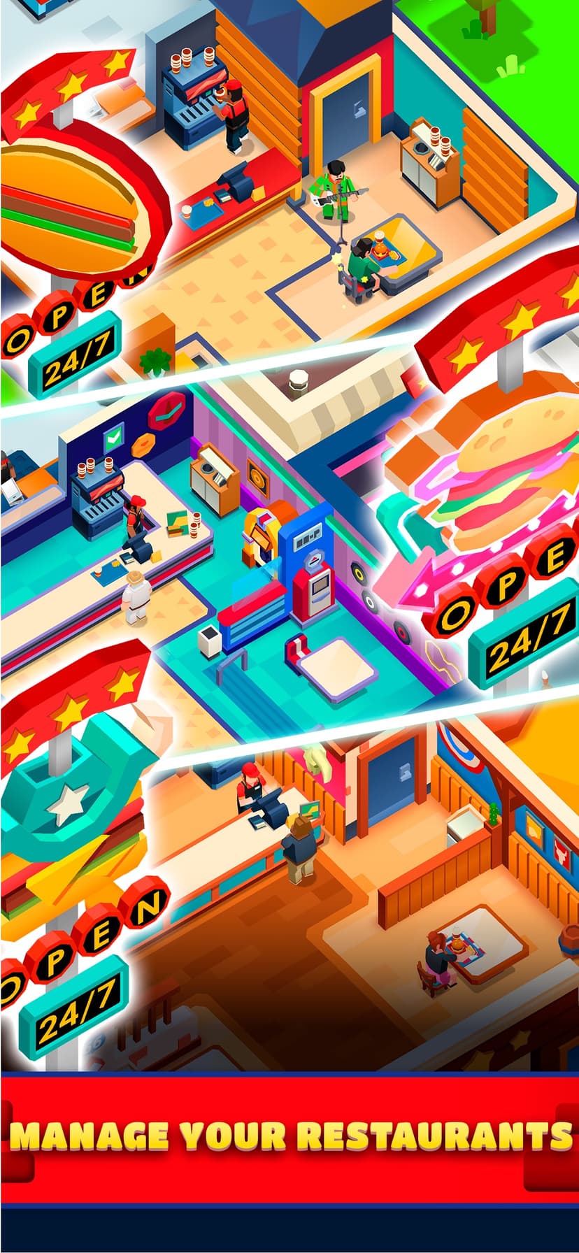 Idle Burger Empire Tycoon—Game screenshot 5 - screenshot