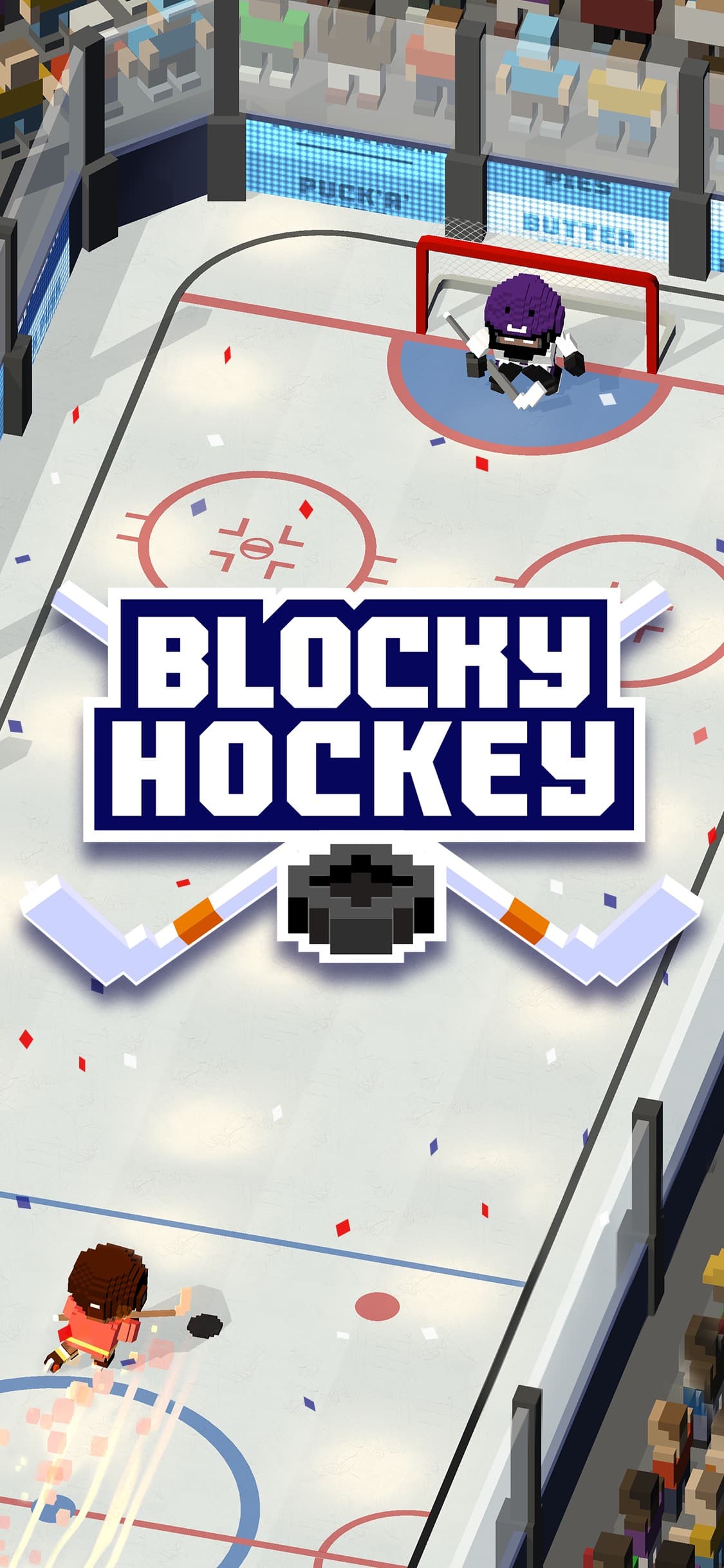 Blocky Hockey screenshot 1 - screenshot