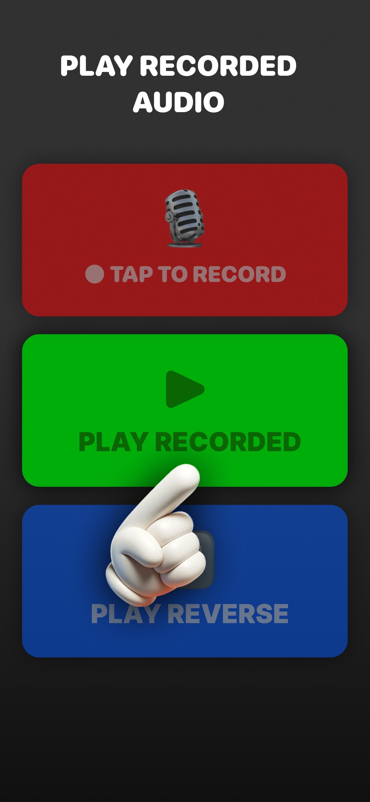 Reverse Singing screenshot 3 - screenshot