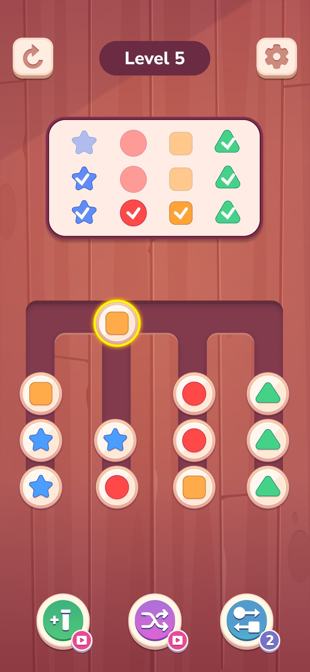 Color Shape Sort Puzzle screenshot 2 - screenshot