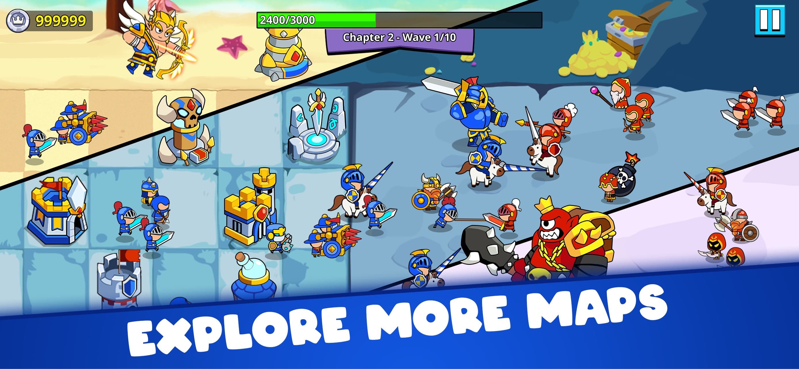 Save The Kingdom: Merge Towers screenshot 3 - screenshot
