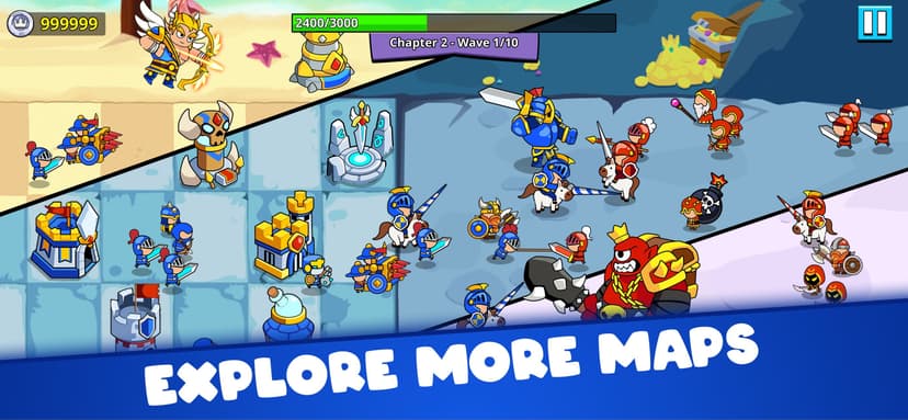 Save The Kingdom: Merge Towers screenshot 3 - screenshot