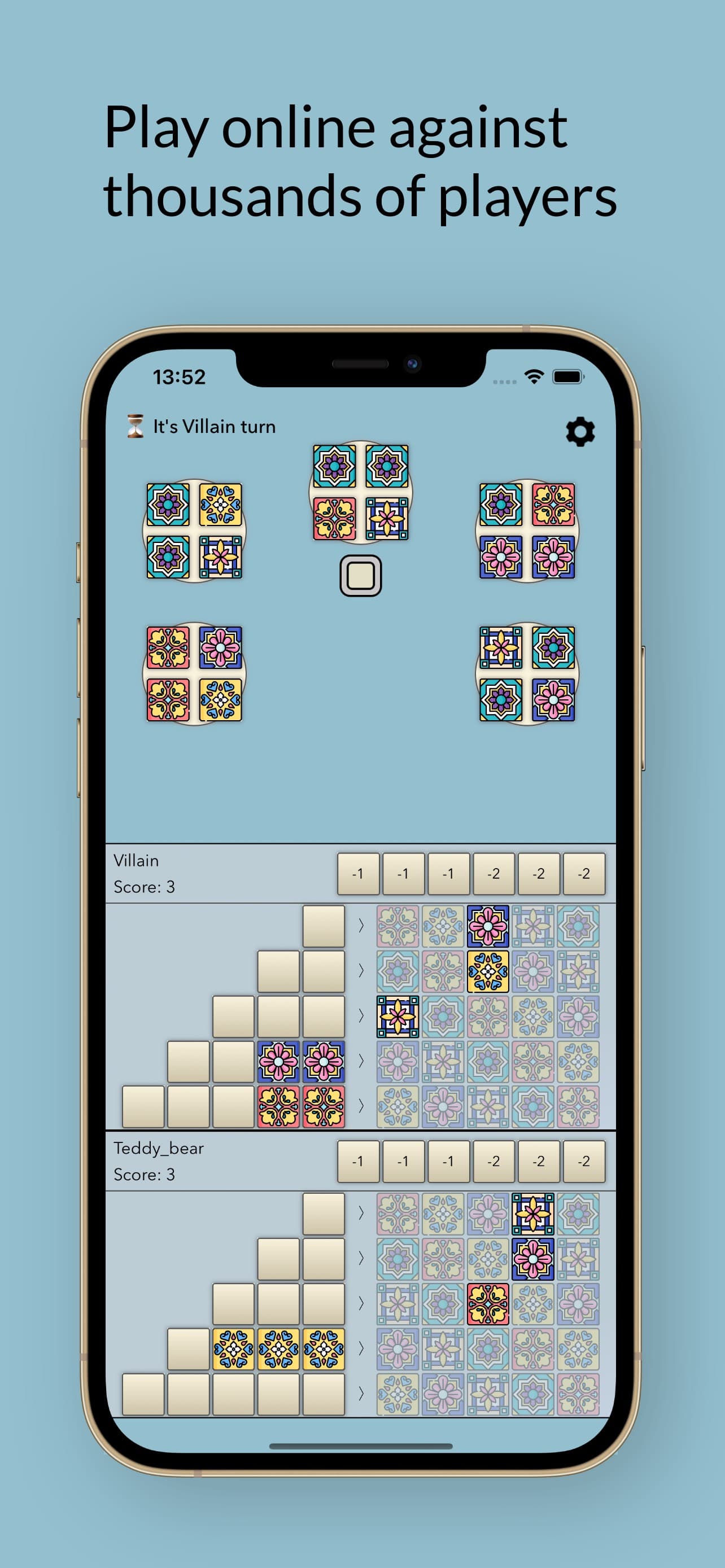 Tiles Mosaic Board Game screenshot 3 - screenshot