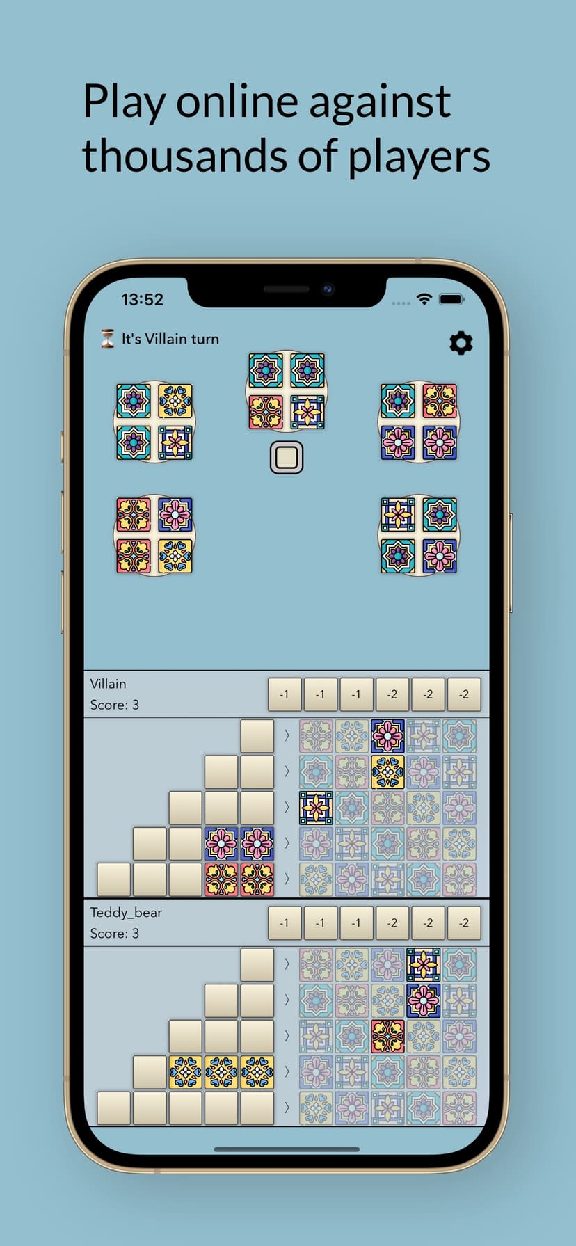 Tiles Mosaic Board Game screenshot 3 - screenshot