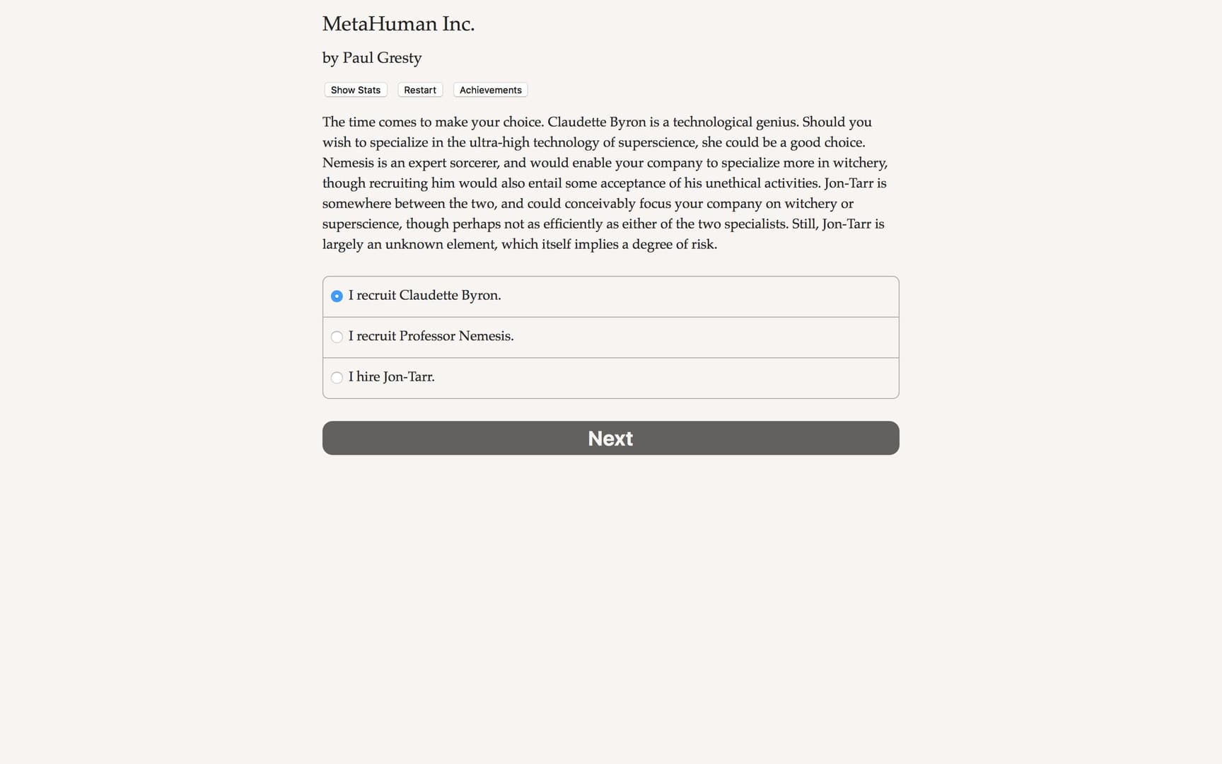 Null - screenshot