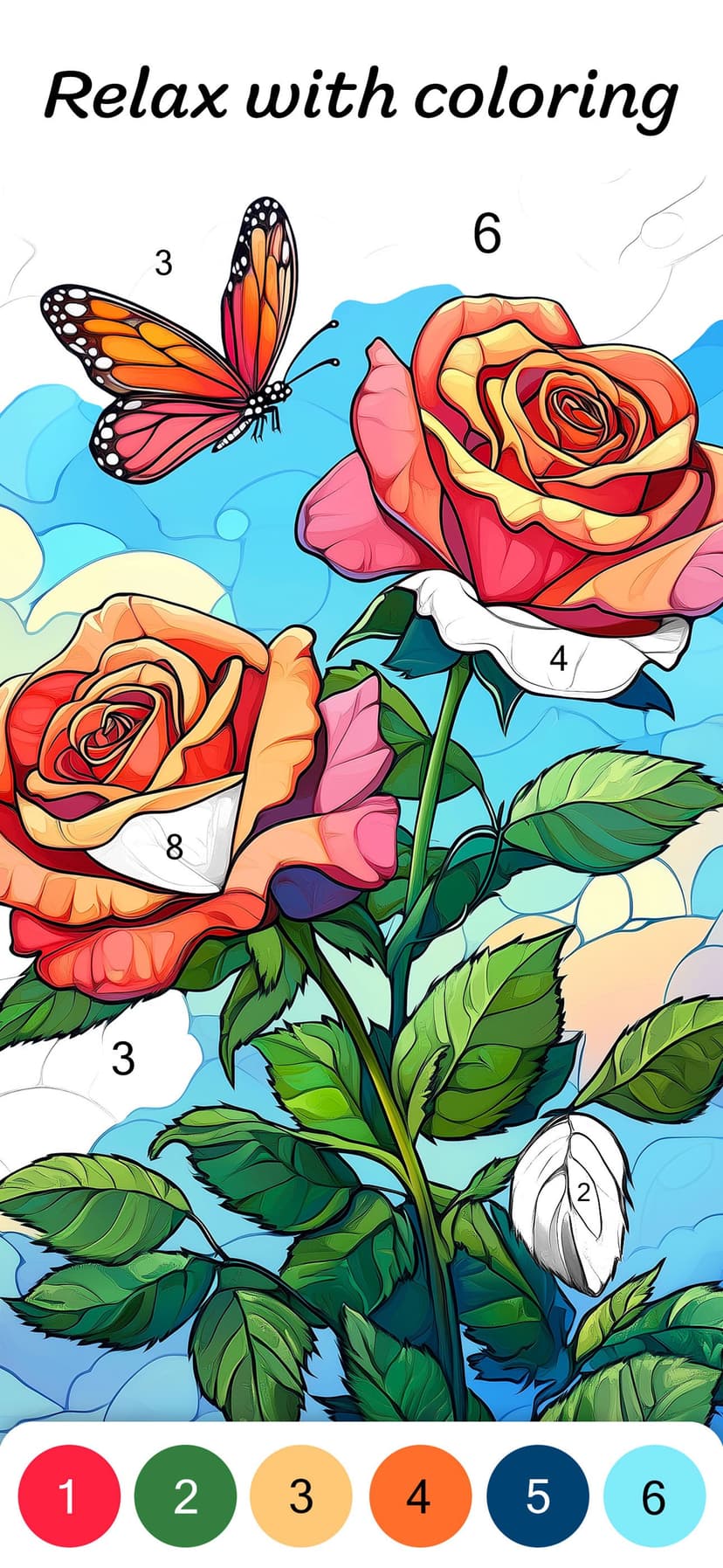 Color by Numbers for Adults screenshot 1 - screenshot