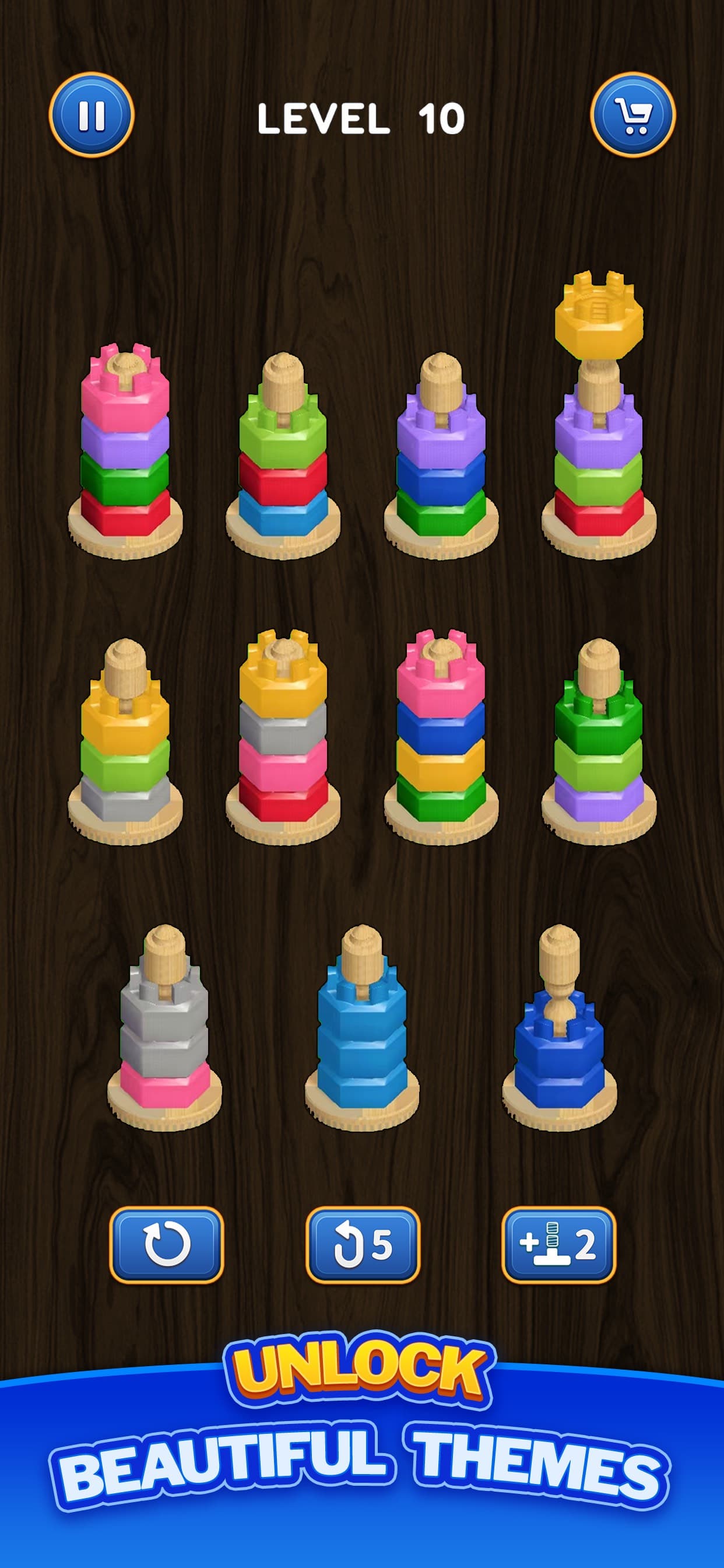 Nut Sort: Color Puzzle Games screenshot 5 - screenshot