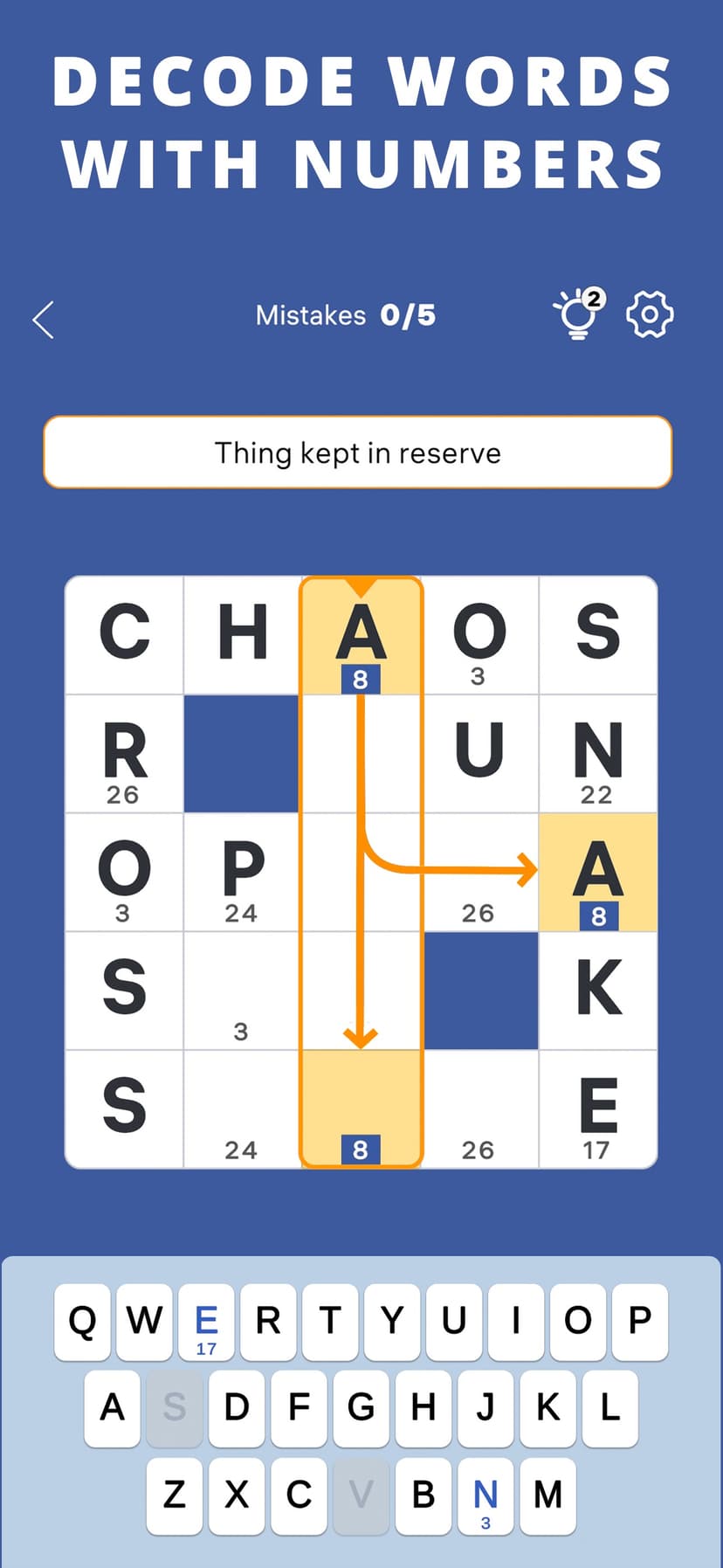 CrossWord Code screenshot 3 - screenshot