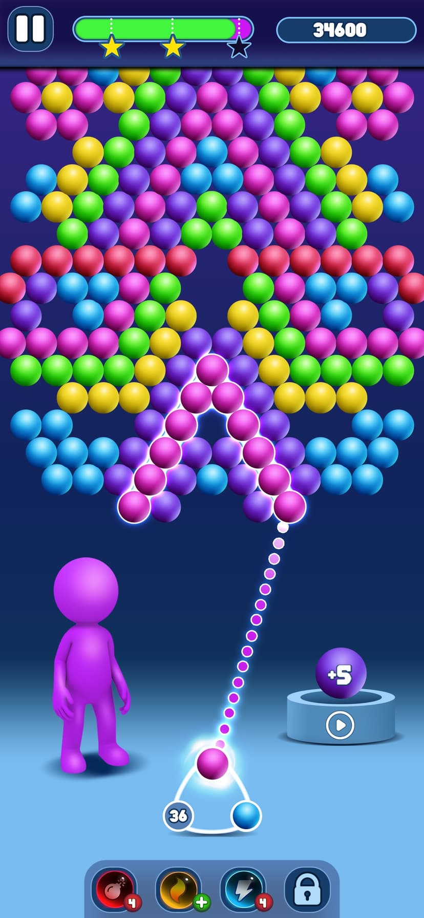 Bubble Shooter Pro! Pop Puzzle screenshot 3 - screenshot