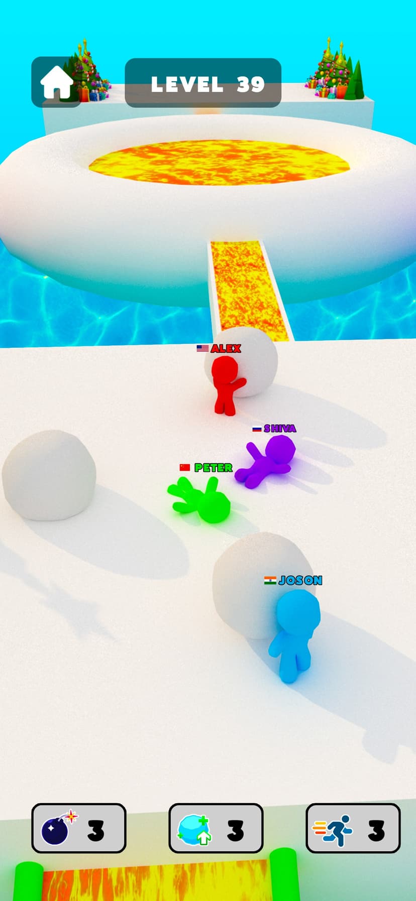 Snow Race 3D™: Fun Xmas Racing screenshot 4 - screenshot