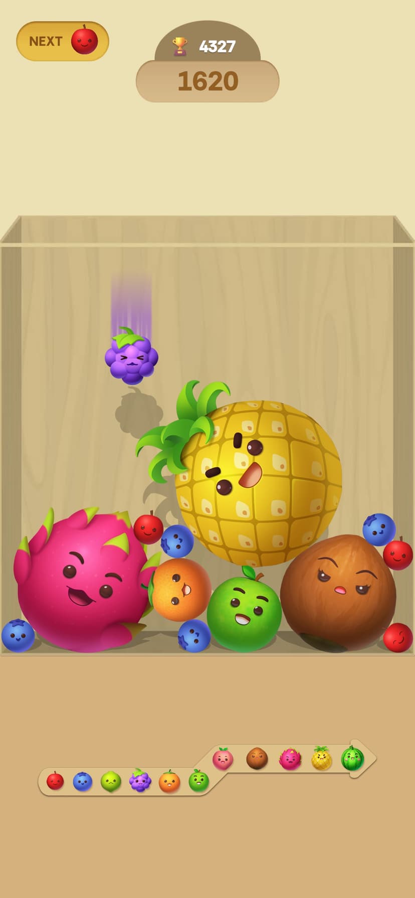 Merge Fruit 3D: Sweet Merge screenshot 1 - screenshot