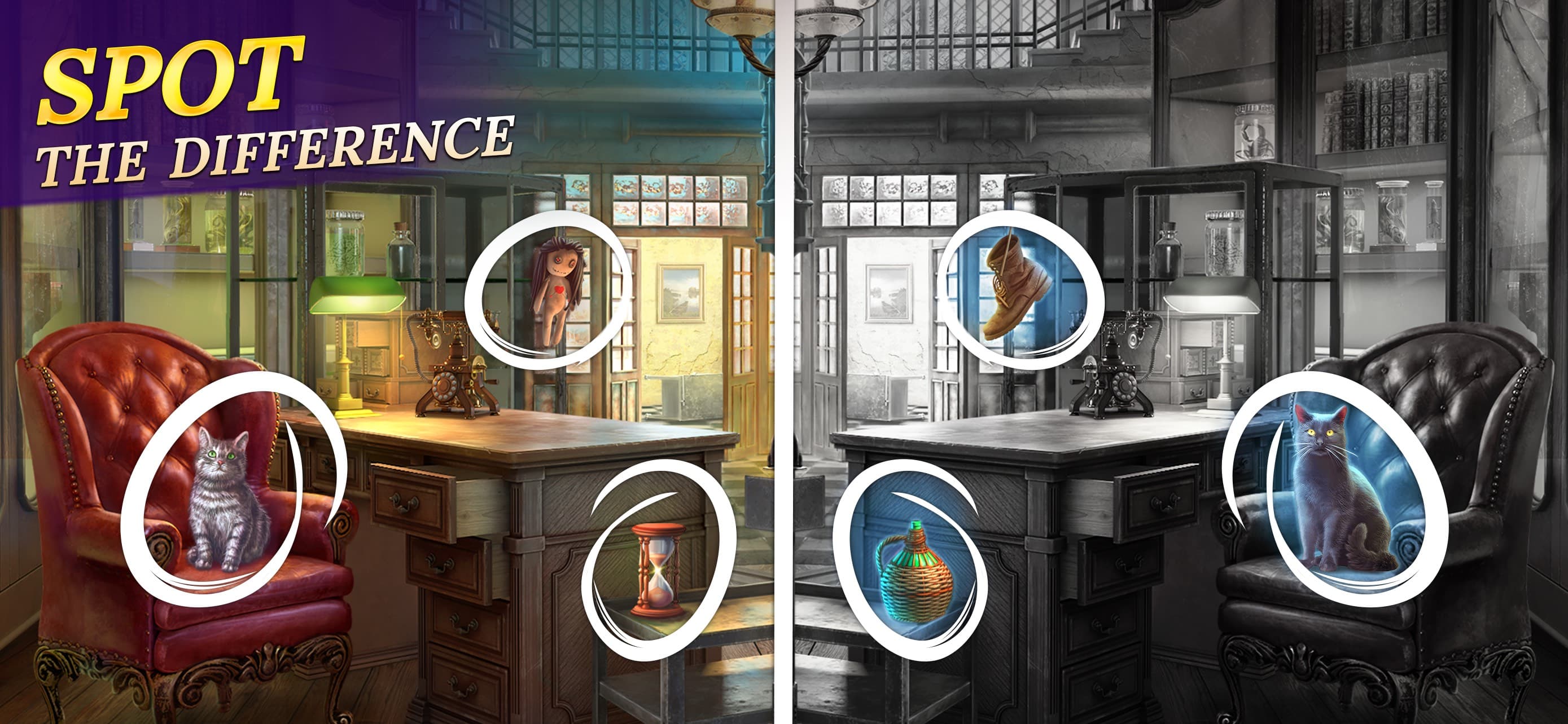 Sherlock・Hidden Object・Match 3 screenshot 3 - screenshot