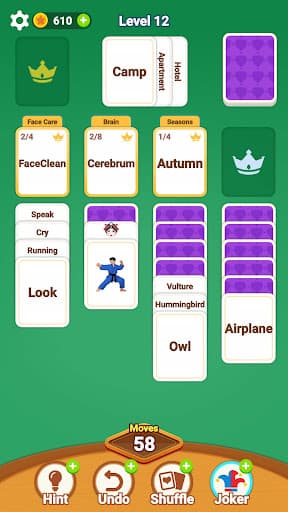 Card Sort Jam-Word Association screenshot 4 - screenshot