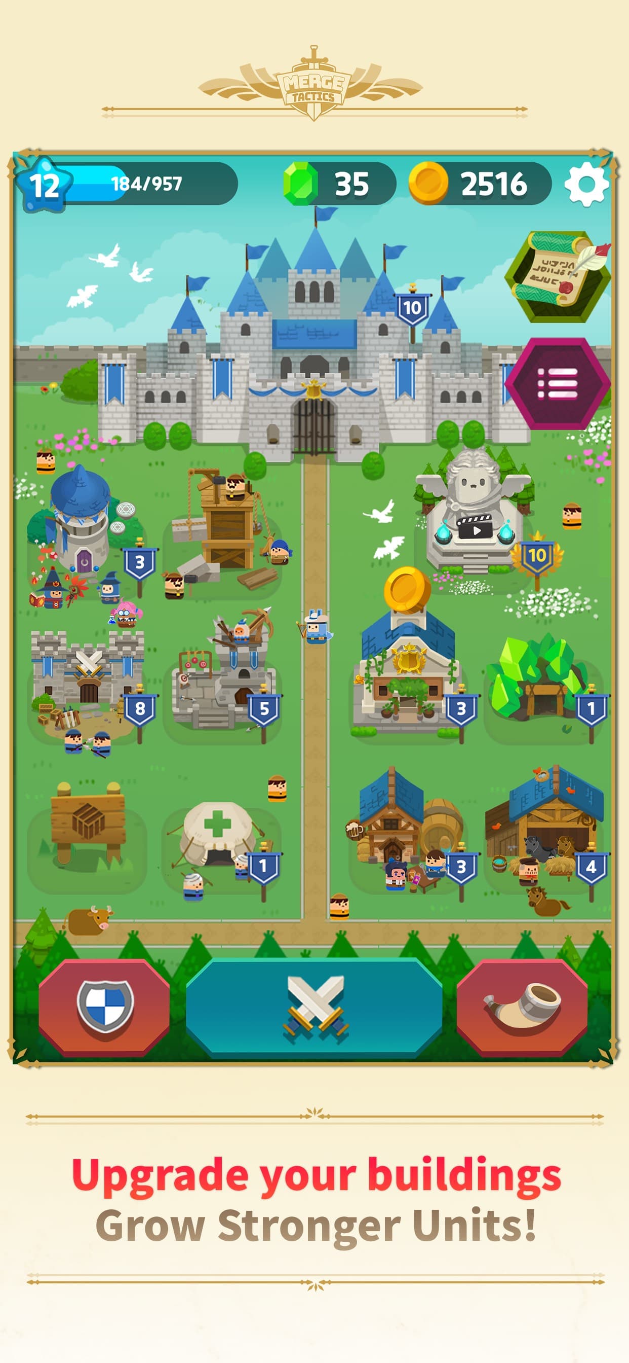 Merge Tactics: Castle Defense screenshot 6 - screenshot
