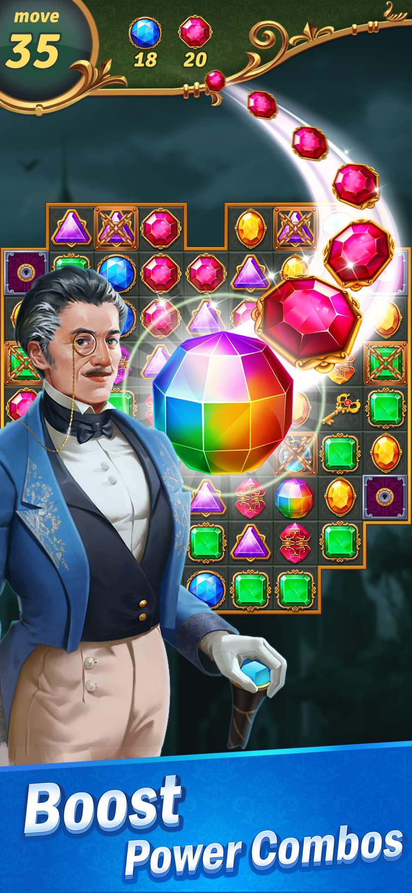 Jewel Castle® - Matching Games screenshot 2 - screenshot