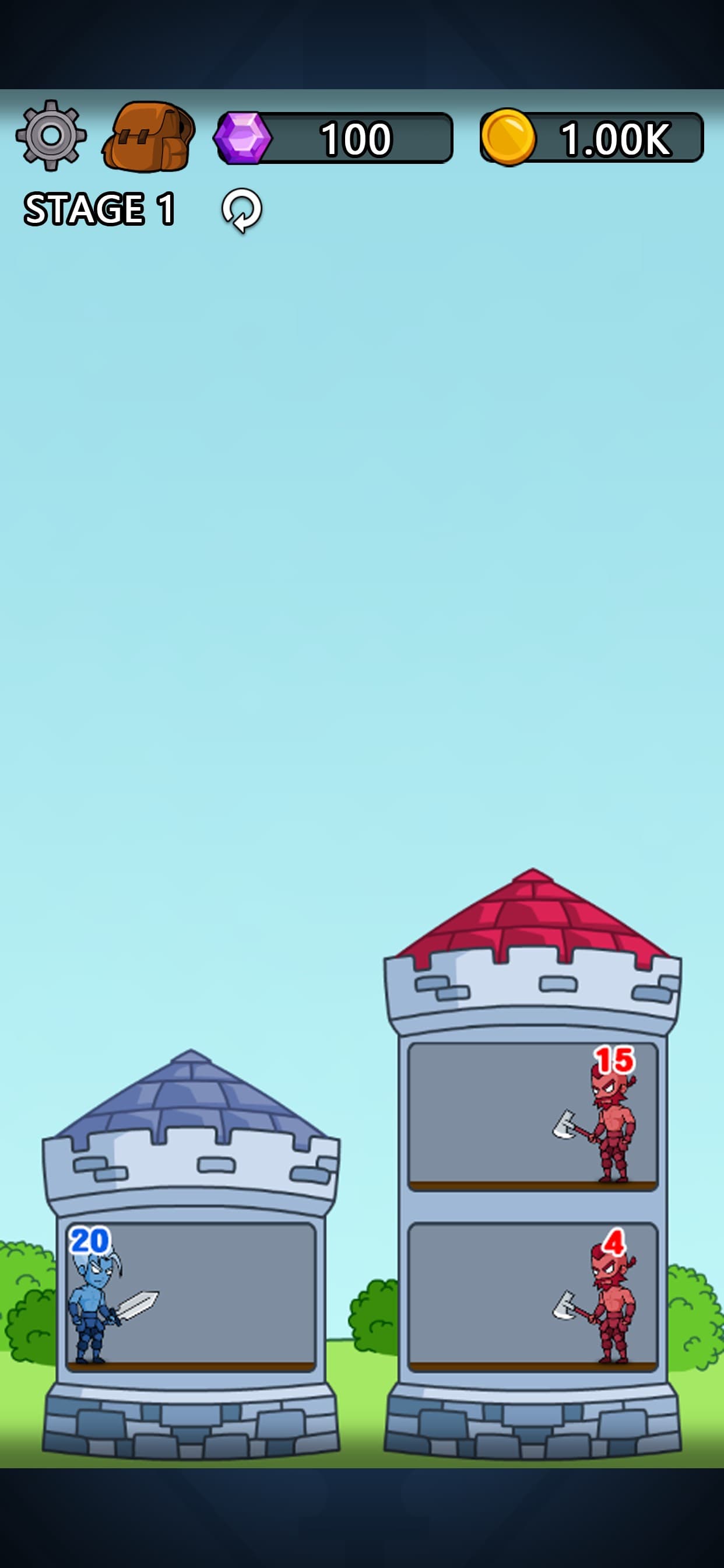 Hero Castle Wars screenshot 1 - screenshot