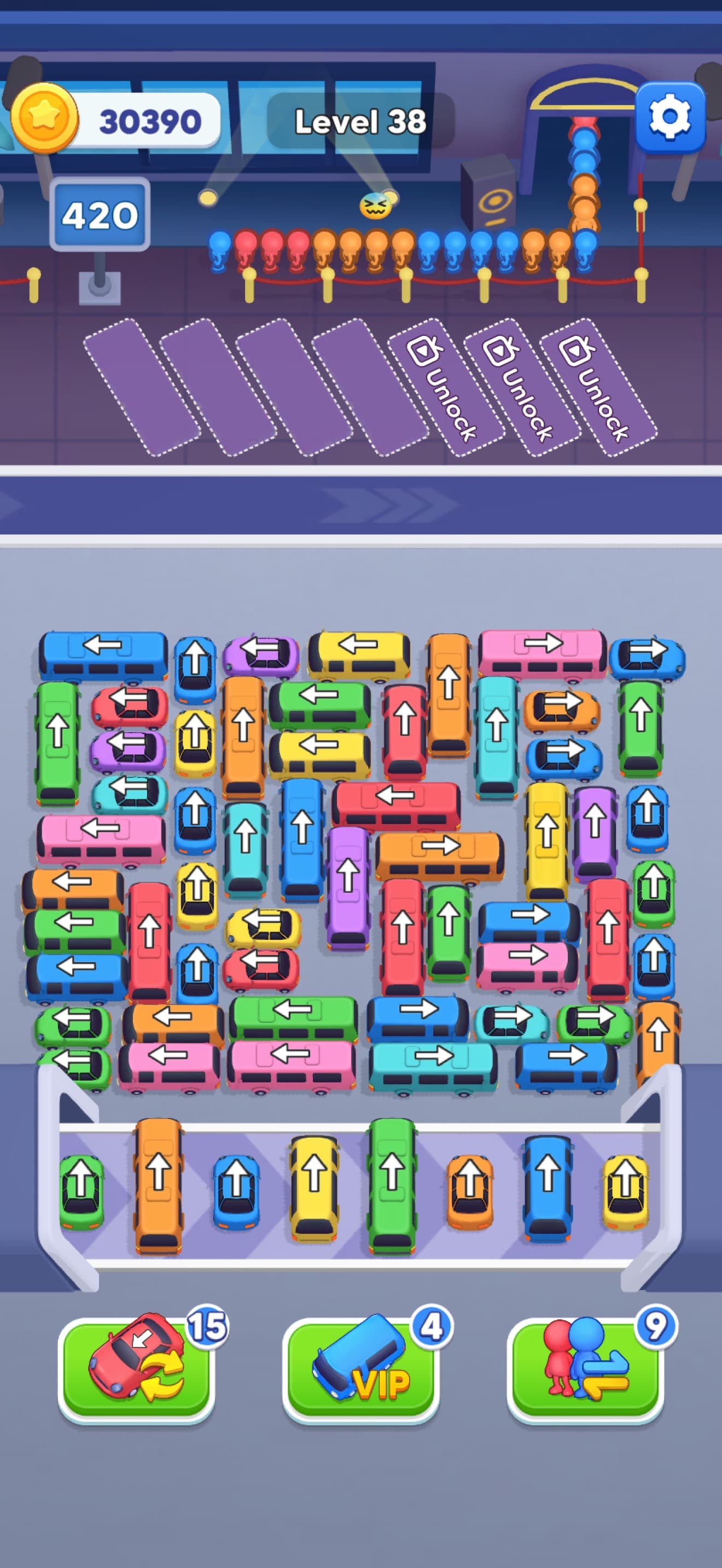 Crazy Bus: Car Jam Parking screenshot 3 - screenshot