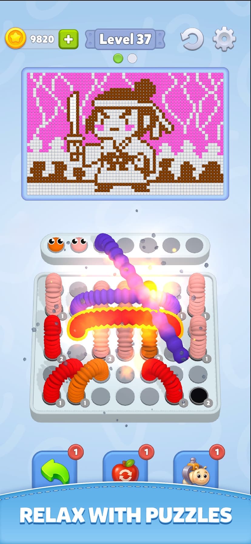Wiggle Tangle - Thread Puzzle screenshot 6 - screenshot