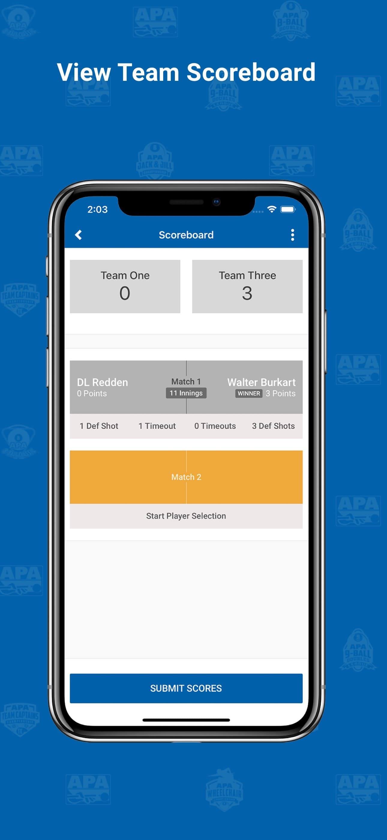 APA Scorekeeper screenshot 5 - screenshot