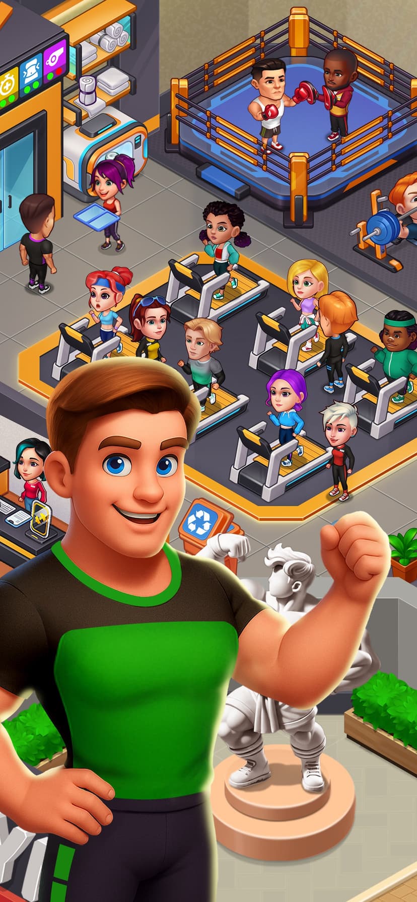 Happy Fitness: Gym Game screenshot 4 - screenshot