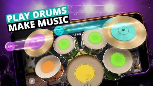 Drum Kit Music Games Simulator screenshot 1 - screenshot